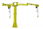 Double articulated jib crane manipulator 2x2RM